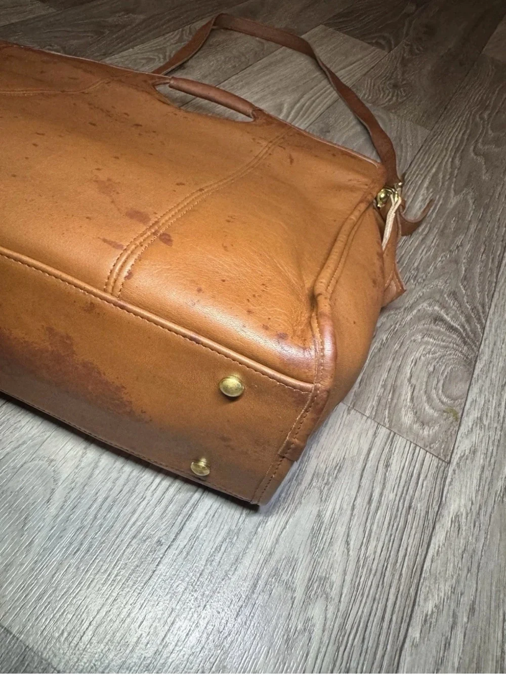 COACH 9995 Vintage Brown Leather Bag With Crossbody Strap